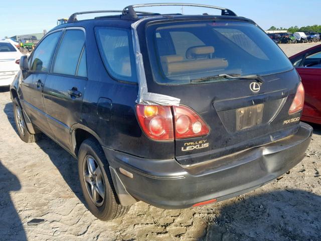 JT6HF10UXX0030151 - 1999 LEXUS RX 300 BLACK photo 3