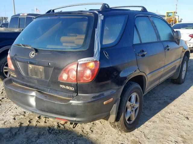 JT6HF10UXX0030151 - 1999 LEXUS RX 300 BLACK photo 4