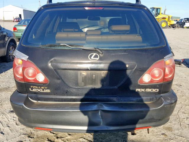 JT6HF10UXX0030151 - 1999 LEXUS RX 300 BLACK photo 9