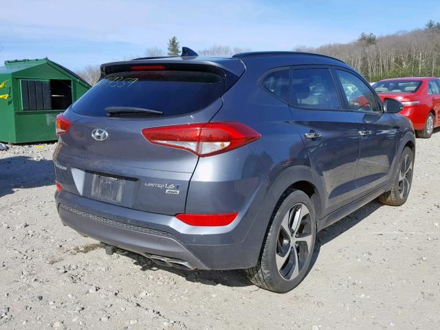 KM8J3CA2XGU236957 - 2016 HYUNDAI TUCSON LIM GRAY photo 4