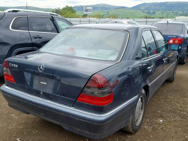 WDBHA29G2WA570949 - 1998 MERCEDES-BENZ C 280 BLACK photo 4