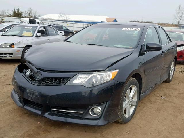 4T1BF1FK2DU273117 - 2013 TOYOTA CAMRY L BLACK photo 2