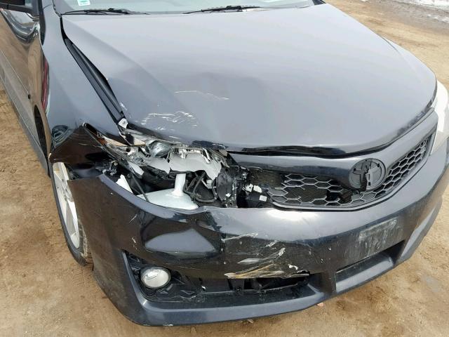 4T1BF1FK2DU273117 - 2013 TOYOTA CAMRY L BLACK photo 9