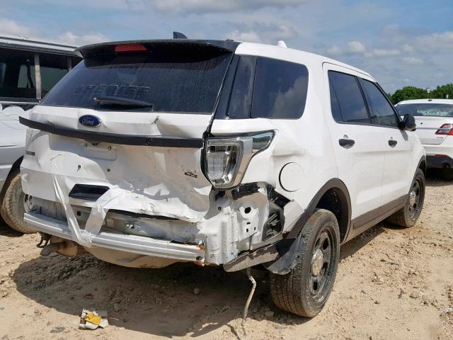 1FM5K8AR0JGA46010 - 2018 FORD EXPLORER P WHITE photo 4