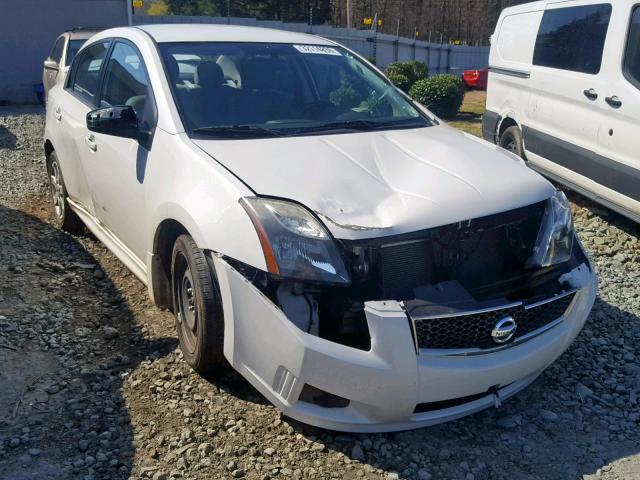 3N1AB6AP1CL751731 - 2012 NISSAN SENTRA 2.0 WHITE photo 1