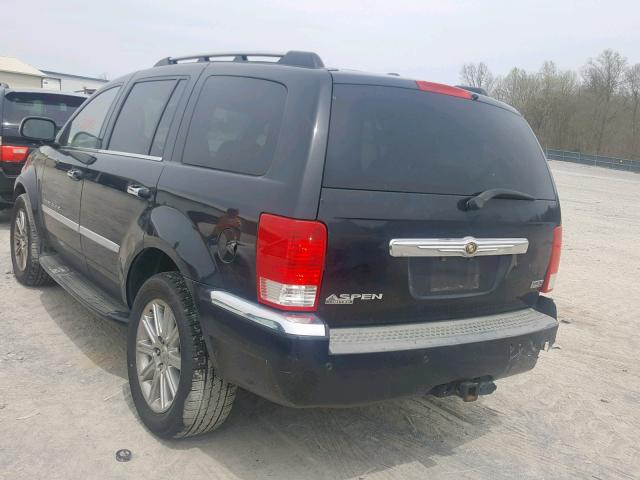 1A8HW58277F541583 - 2007 CHRYSLER ASPEN LIMI BLACK photo 3
