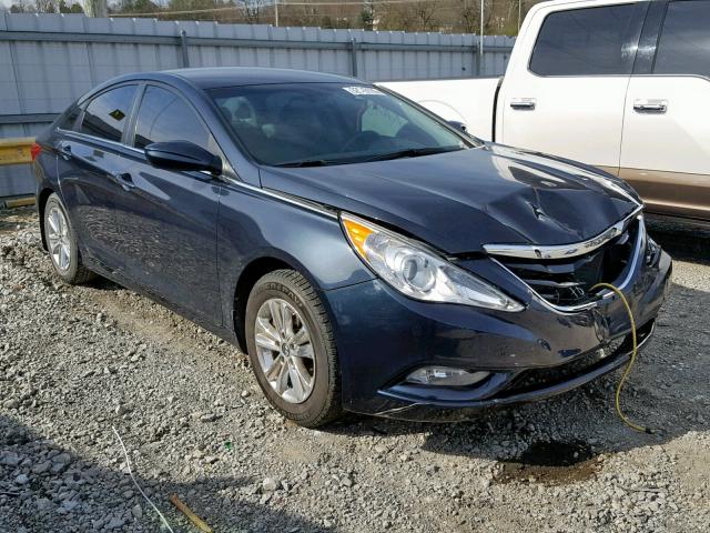 5NPEB4ACXDH591480 - 2013 HYUNDAI SONATA GLS BLUE photo 1