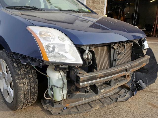 3N1AB61E18L761116 - 2008 NISSAN SENTRA 2.0 BLUE photo 9