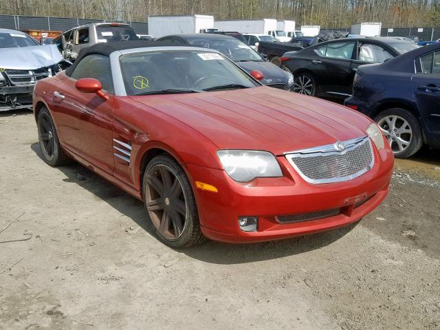 1C3AN65L65X059407 - 2005 CHRYSLER CROSSFIRE RED photo 1