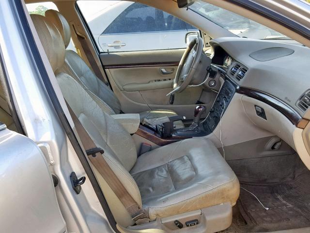 YV1TS59H941379443 - 2004 VOLVO S80 2.5T SILVER photo 5