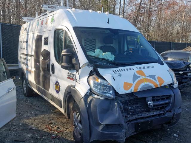 3C6TRVDG2FE509117 - 2015 RAM PROMASTER WHITE photo 1