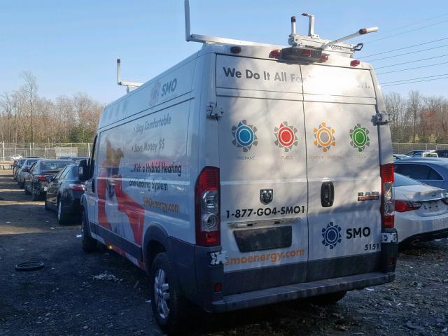 3C6TRVDG2FE509117 - 2015 RAM PROMASTER WHITE photo 3