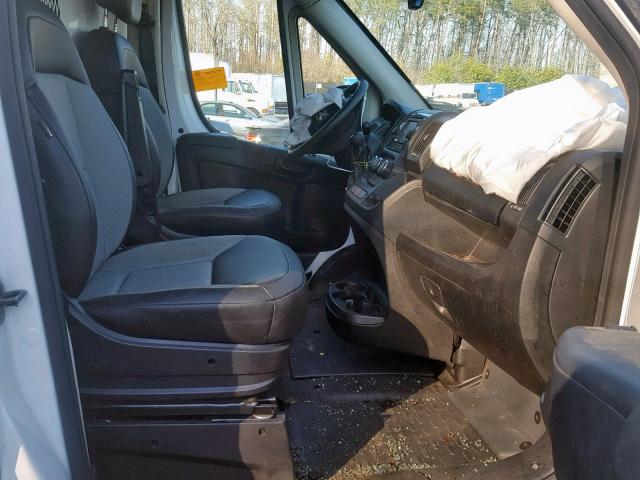 3C6TRVDG2FE509117 - 2015 RAM PROMASTER WHITE photo 5