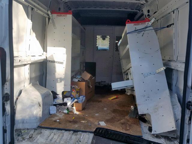 3C6TRVDG2FE509117 - 2015 RAM PROMASTER WHITE photo 6