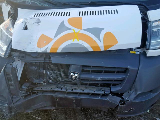 3C6TRVDG2FE509117 - 2015 RAM PROMASTER WHITE photo 7