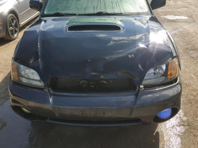 4S4BT63C555106751 - 2005 SUBARU BAJA TURBO BLACK photo 7