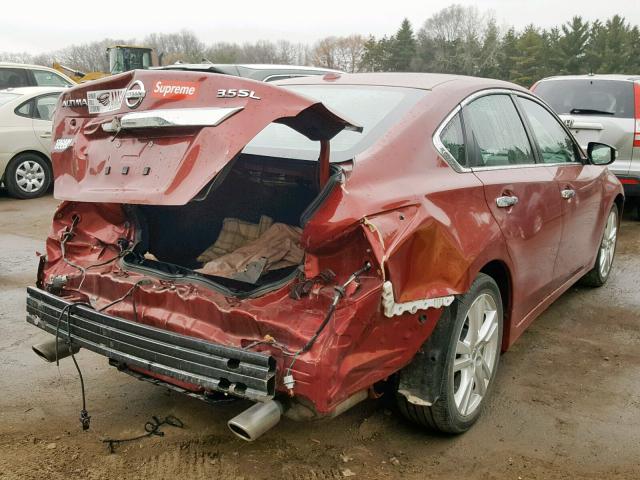 1N4BL3AP0FC567741 - 2015 NISSAN ALTIMA 3.5 MAROON photo 4