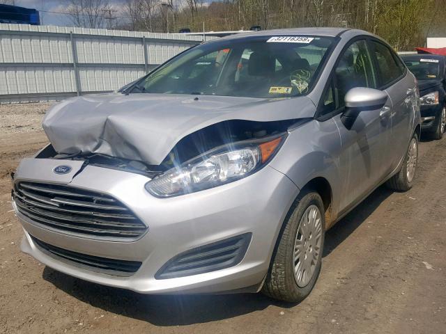 3FADP4AJ4JM100604 - 2018 FORD FIESTA S SILVER photo 2