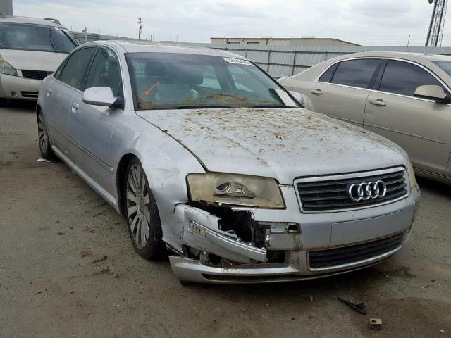 WAUML44E44N003592 - 2004 AUDI A8 L QUATT SILVER photo 1