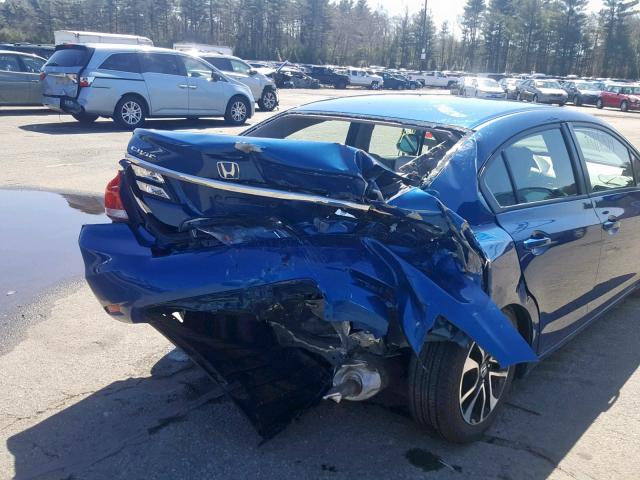 19XFB2F90DE239289 - 2013 HONDA CIVIC EXL BLUE photo 9