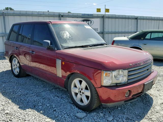 SALME11434A158240 - 2004 LAND ROVER RANGE ROVE RED photo 1