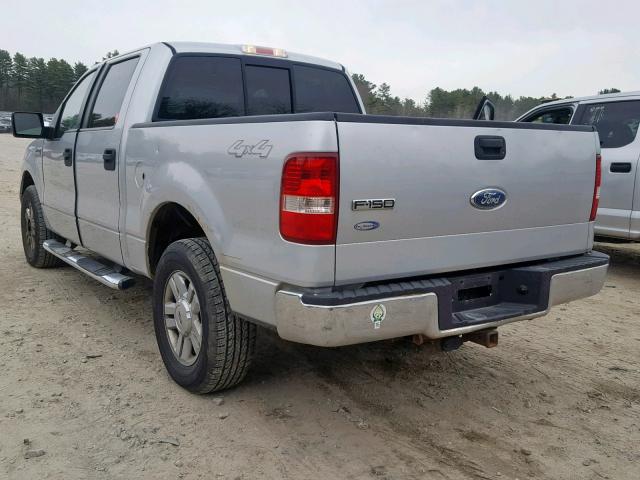 1FTPW14598FA88418 - 2008 FORD F150 SUPER SILVER photo 3