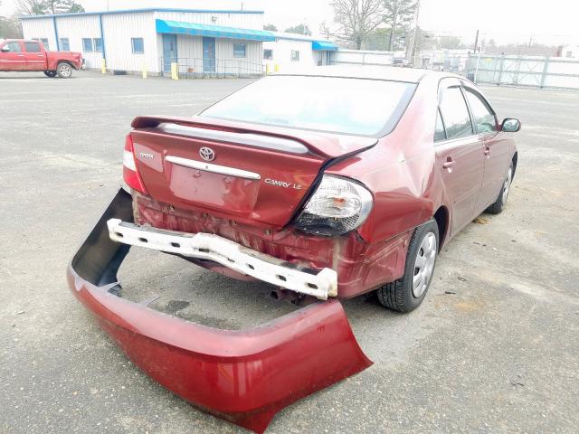 4T1BE32K04U352435 - 2004 TOYOTA CAMRY LE  photo 4