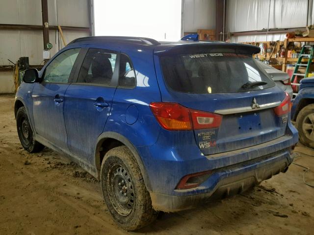 JA4AJ4AW8JZ606052 - 2018 MITSUBISHI RVR SE LIM BLUE photo 3