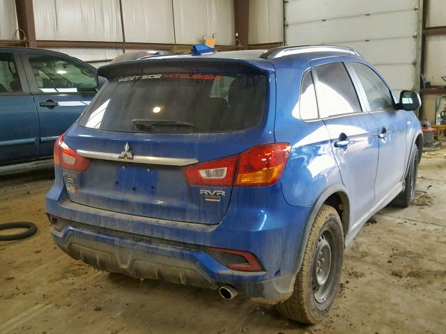 JA4AJ4AW8JZ606052 - 2018 MITSUBISHI RVR SE LIM BLUE photo 4