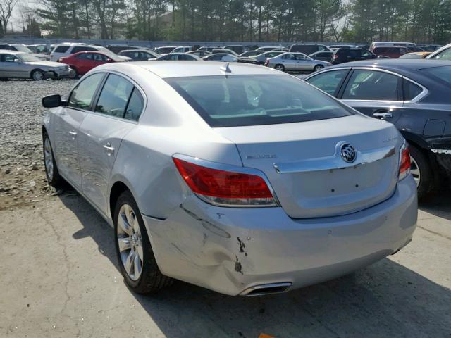 1G4GF5E38DF222443 - 2013 BUICK LACROSSE P SILVER photo 3