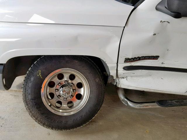 3B7KC23602M289733 - 2002 DODGE RAM 2500 WHITE photo 10