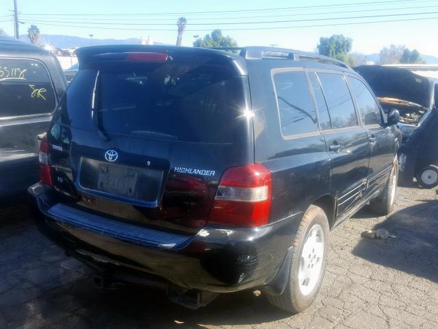 JTEDP21A940007708 - 2004 TOYOTA HIGHLANDER BASE  photo 4