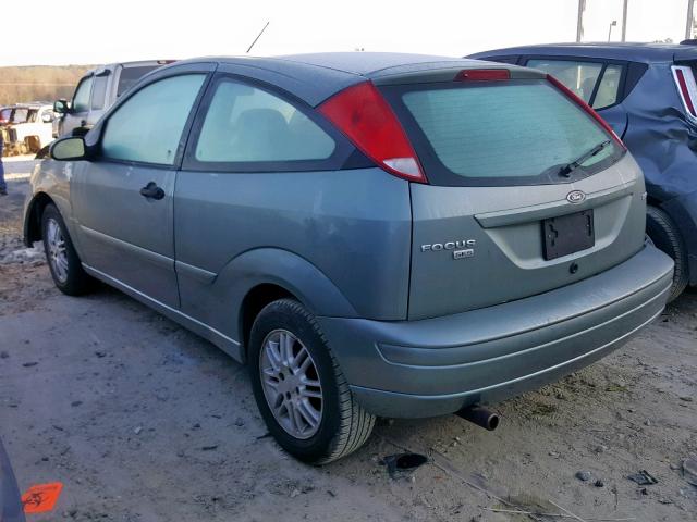 3FAFP31N65R156008 - 2005 FORD FOCUS ZX3 GRAY photo 3