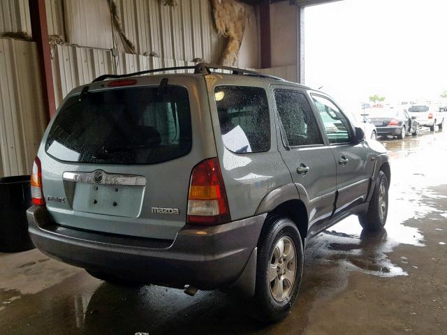 4F2YZ04173KM42889 - 2003 MAZDA TRIBUTE LX GREEN photo 4