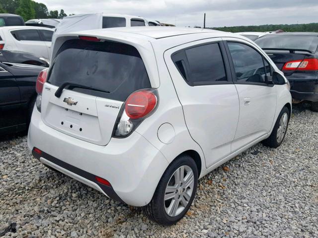 KL8CA6S93DC568071 - 2013 CHEVROLET SPARK LS WHITE photo 4