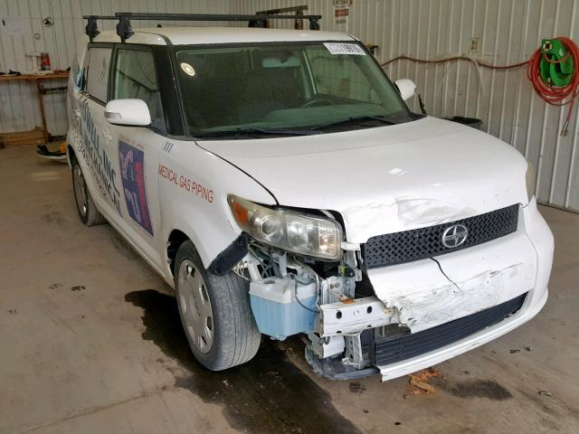 JTLKE50EX81039627 - 2008 TOYOTA SCION XB WHITE photo 1