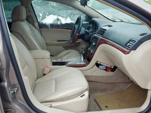 1G8ZS57N58F120007 - 2008 SATURN AURA XE BROWN photo 5