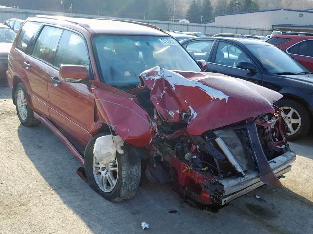 JF1SG66698H733170 - 2008 SUBARU FORESTER S RED photo 1