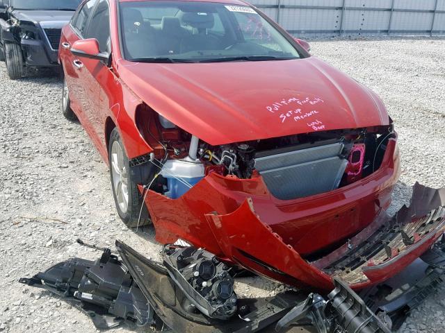 5NPE34AF4JH637243 - 2018 HYUNDAI SONATA SPO RED photo 9