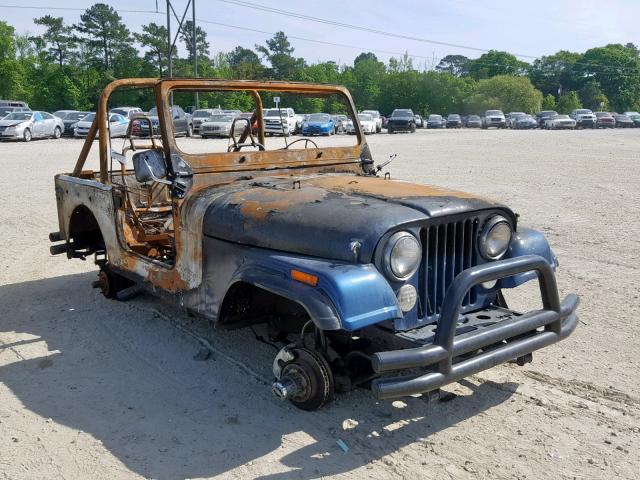 J8F93EH103940 - 1978 JEEP CJ-7 BURN photo 1