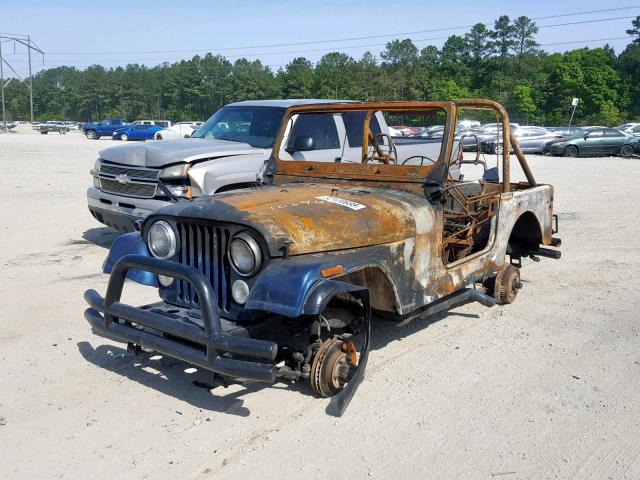 J8F93EH103940 - 1978 JEEP CJ-7 BURN photo 2