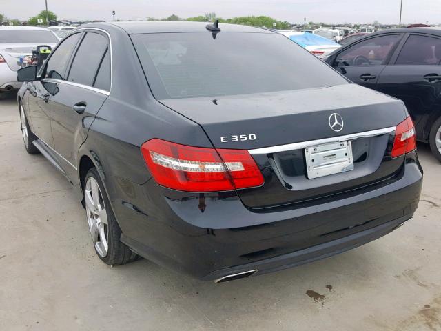 WDDHF5KB8CA635324 - 2012 MERCEDES-BENZ E 350 BLACK photo 3