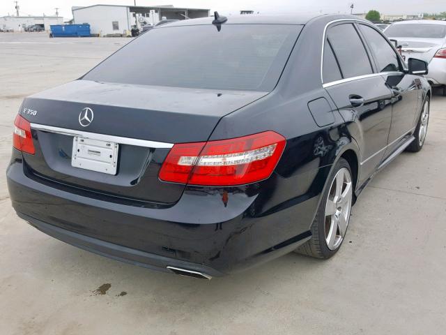 WDDHF5KB8CA635324 - 2012 MERCEDES-BENZ E 350 BLACK photo 4