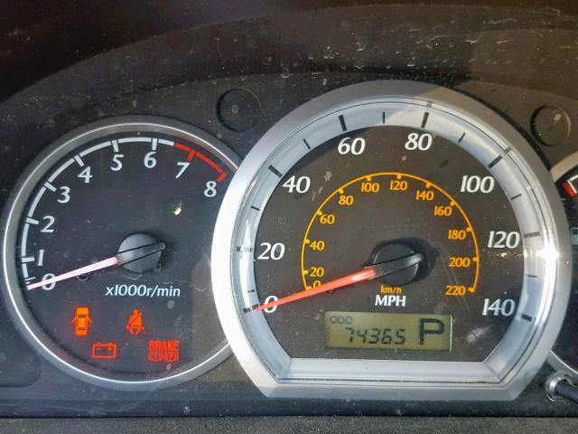 KL5JD56Z55K079484 - 2005 SUZUKI FORENZA S GRAY photo 8