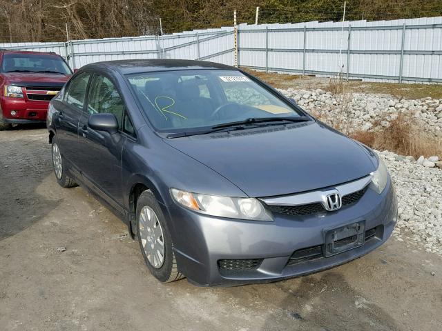 2HGFA16279H102220 - 2009 HONDA CIVIC DX GRAY photo 1