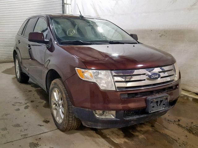 2FMDK4JCXABA36477 - 2010 FORD EDGE SEL BURGUNDY photo 1