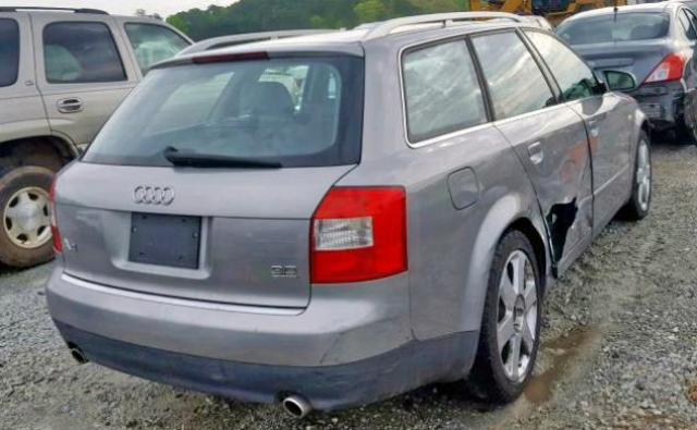 WAUVT68E13A167589 - 2003 AUDI A4 3.0 AVA SILVER photo 4