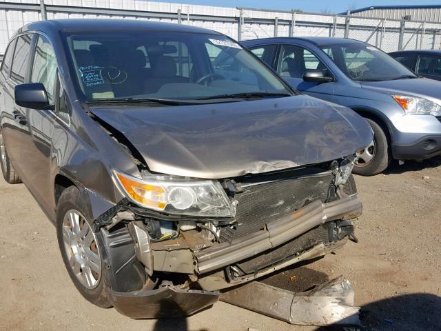 5FNRL5H27CB001329 - 2012 HONDA ODYSSEY LX GREEN photo 9