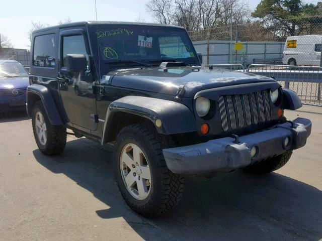 1J4FA54117L205563 - 2007 JEEP WRANGLER S BLACK photo 1