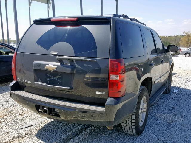 1GNEC23339R199527 - 2009 CHEVROLET TAHOE C150 BLACK photo 4